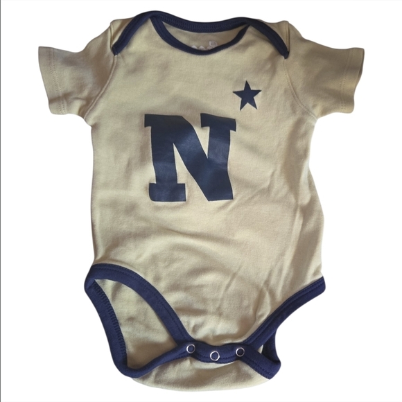 Gen2, 3 Piece Onsie Set. US Navy Academy🏈 -Size 3-6 Mos EUC - Picture 3 of 6